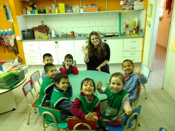 Volunteering at the Early childhood development center