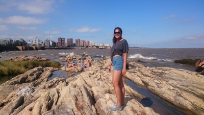 Yasmeen enjoying Uruguay